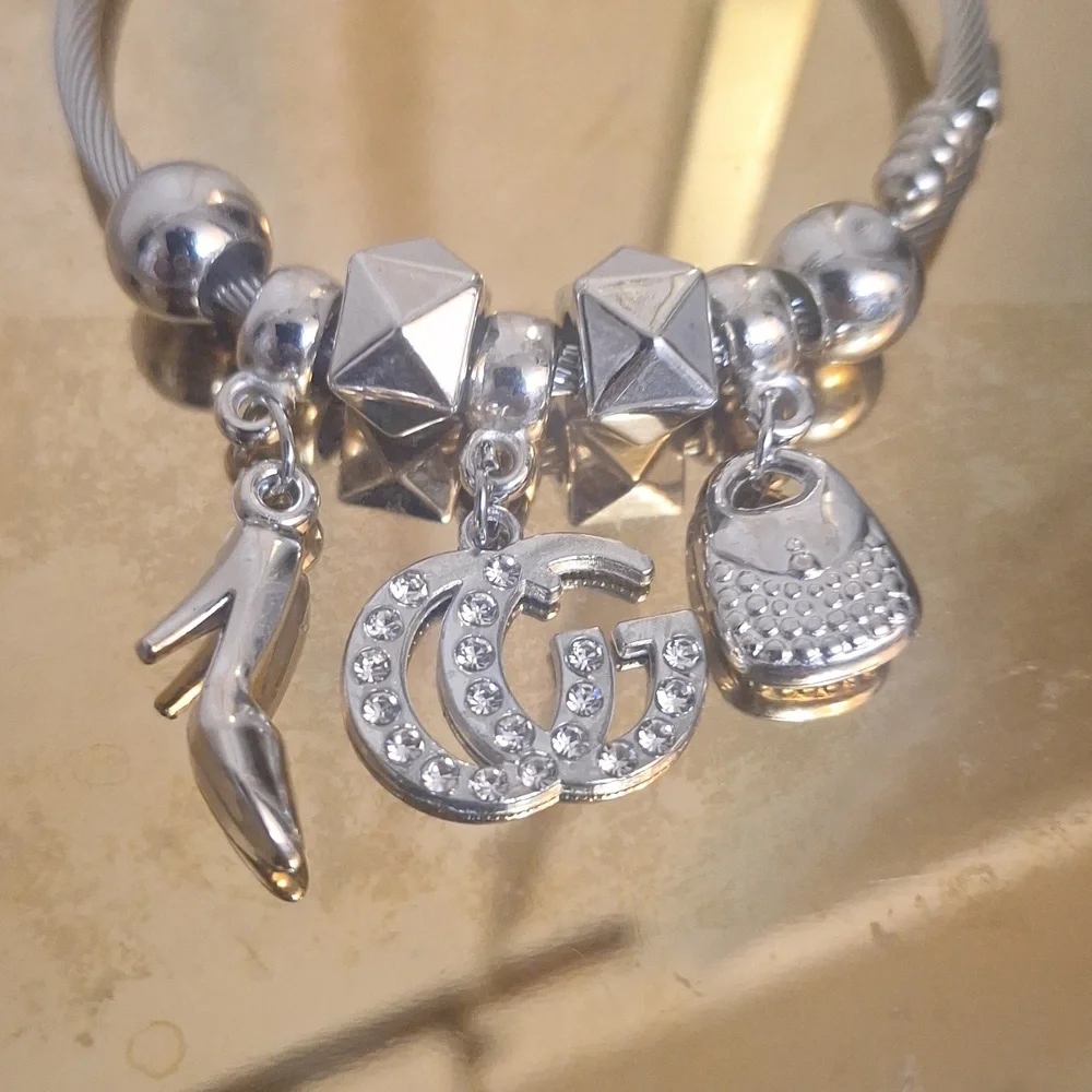 Silver Charm Bracelet